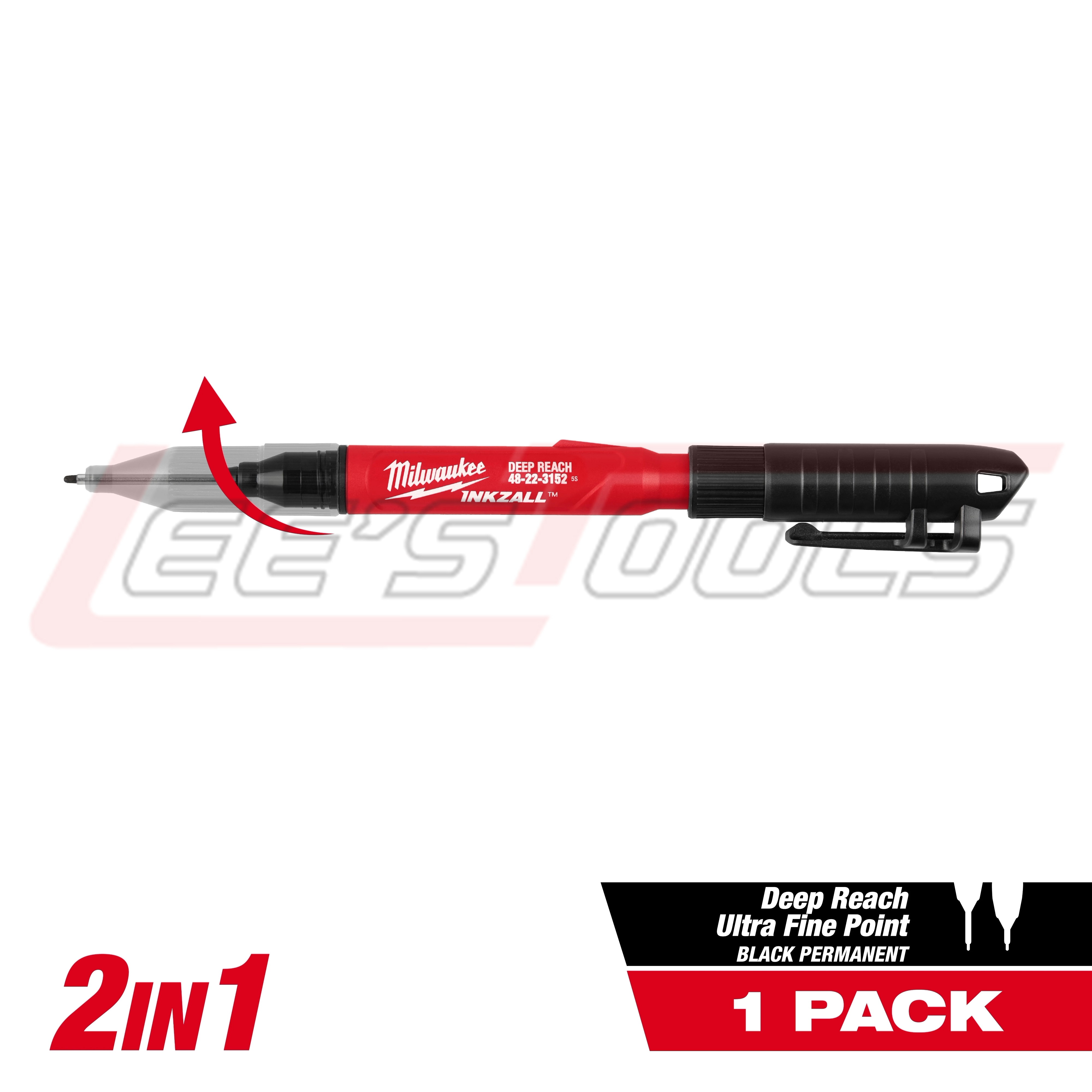 MILWAUKEE 48-22-3152 INKZALL™ 2IN1 Deep Reach Ultra Fine Point